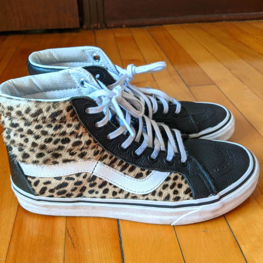 Vans shoes for women cheetah print size 37 EU